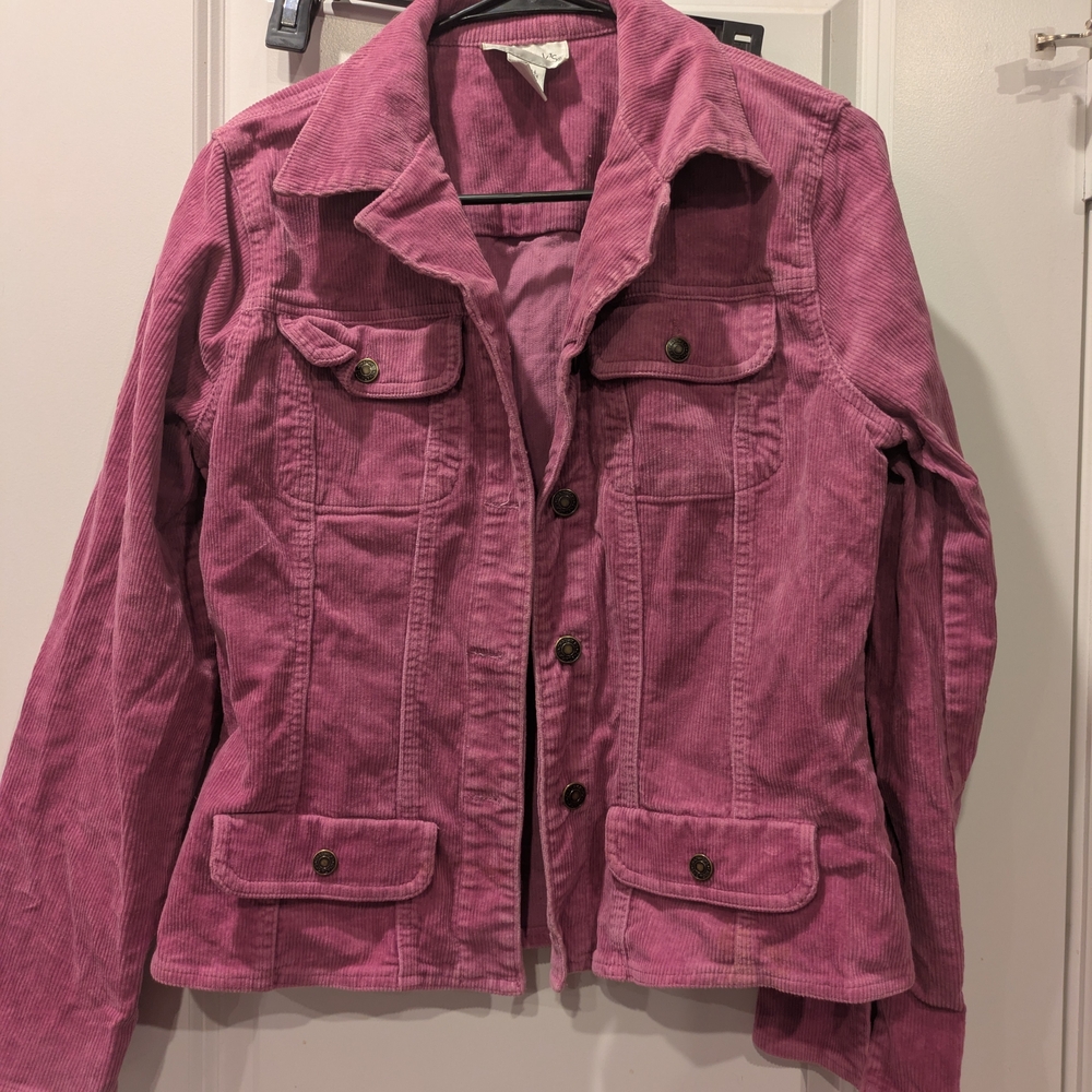 Chadwicks Women's Rose Y2K Corduroy Jacket XS Tall See Sizing Chart In Pics